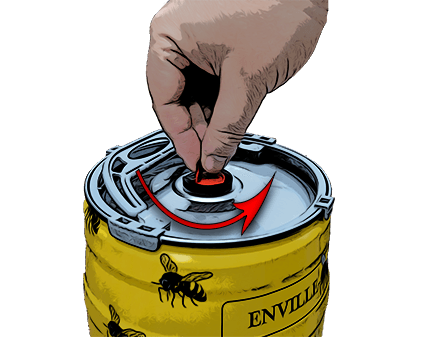 How to open and Enville Brewery mini keg step 1